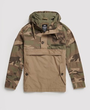 Superdry Rookie Overhead Jet Férfi Kabát Camo | LEYVH8109